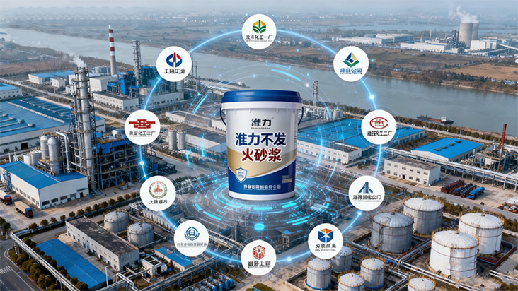 不发火防静电沙浆案例洪泽化工园区