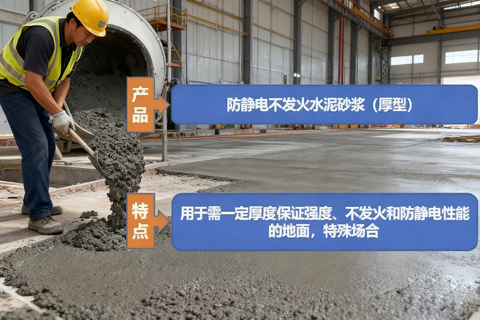 防静电不发火水泥砂浆