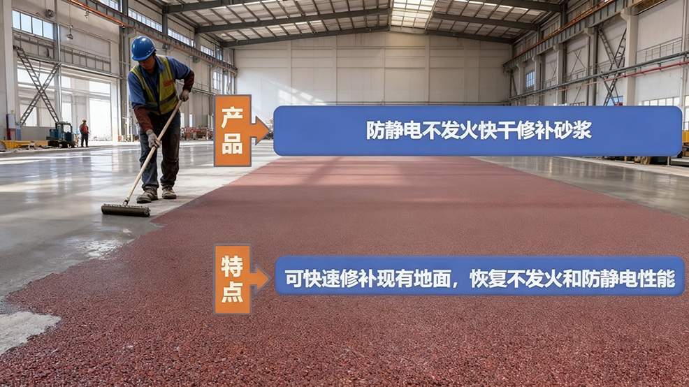 不发火快干修补砂浆