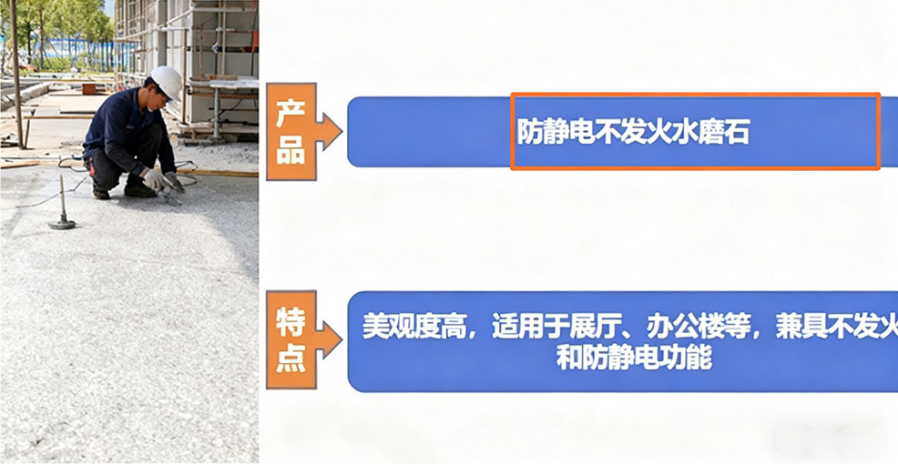 防静电不发火水磨石